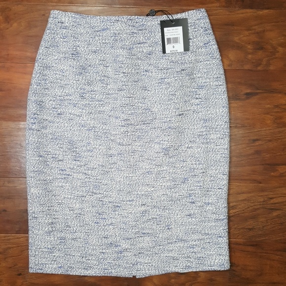 Nanette Lepore Dresses & Skirts - NWT - Nanette Lepore Blue & White Pencil Skirt